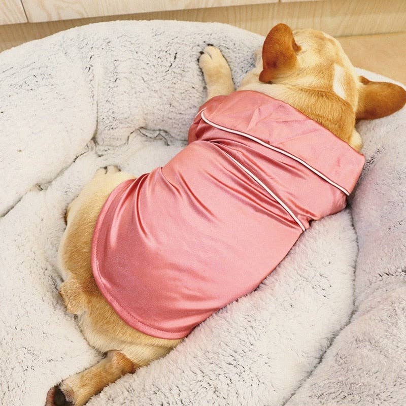 Luxury Soft Silk Pajamas: Pink