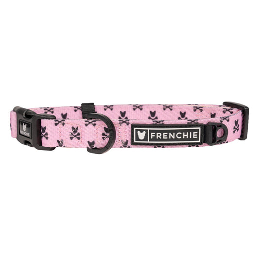 Frenchie Comfort Collar - Pink Bad to the Bone