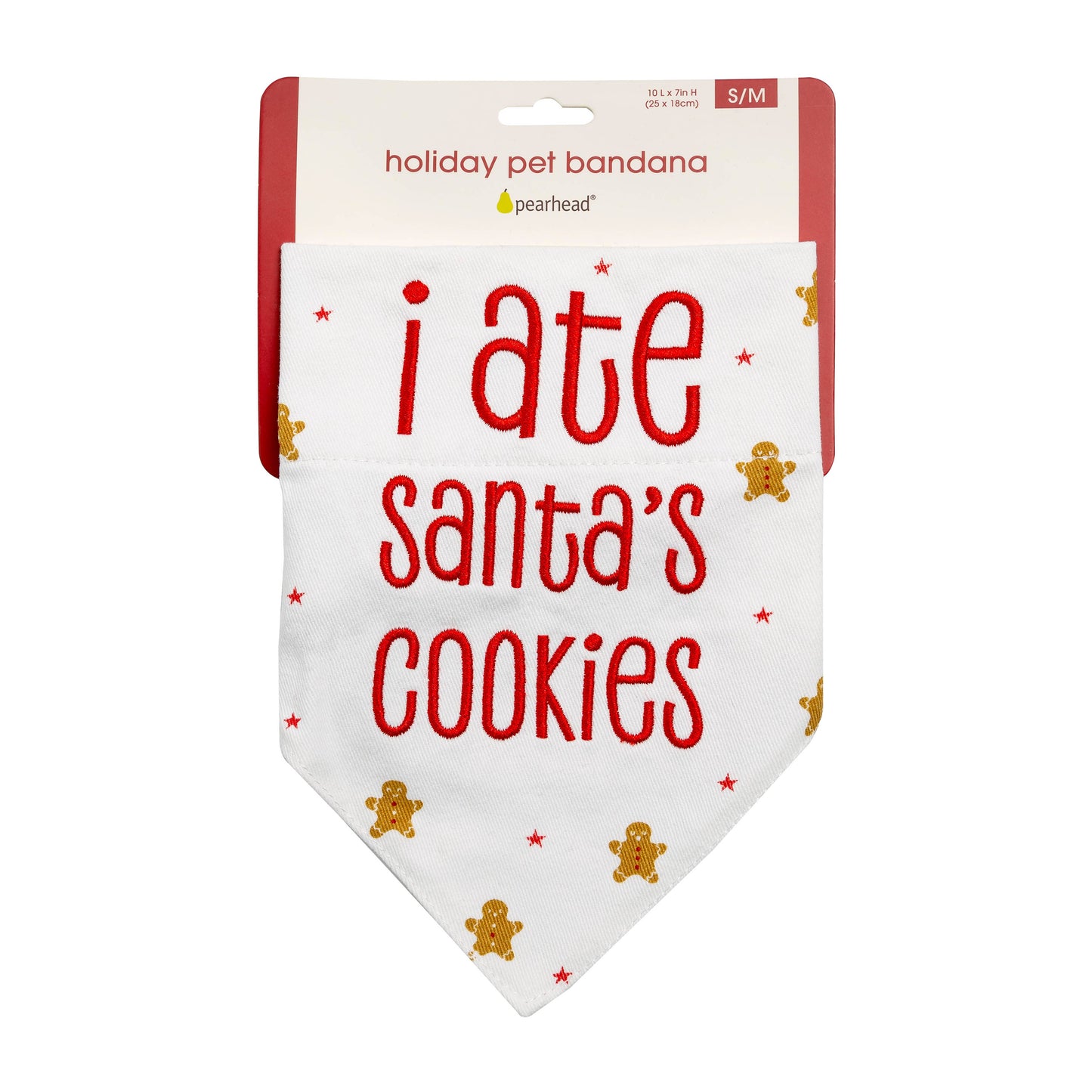 "I Ate Santa's Cookies" Christmas Dog Bandana
