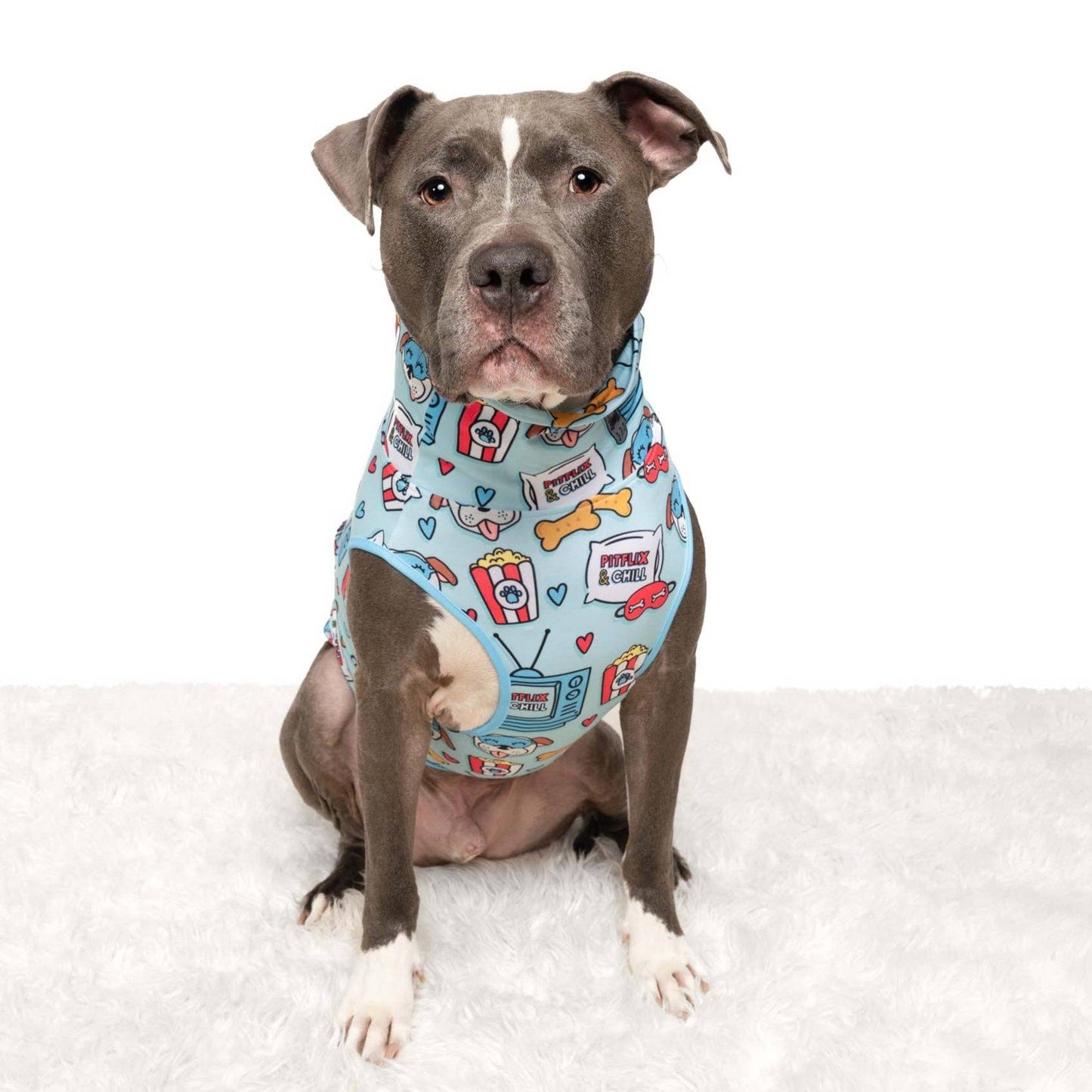 Pitflix & Chill Muscle Dog Tee - Assorted Colors