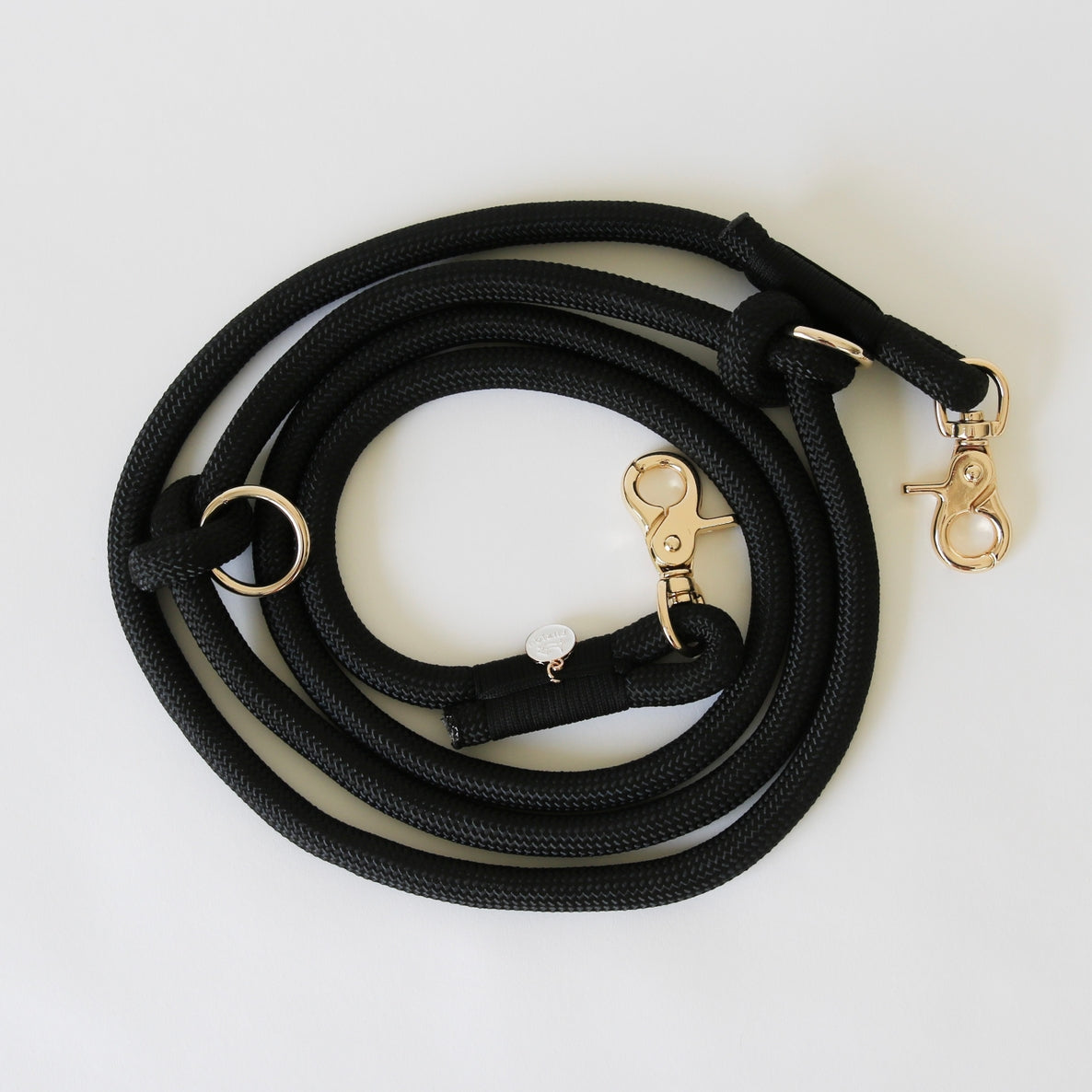 Hands Free Braided Rope Dog Leash - Assorted Colors