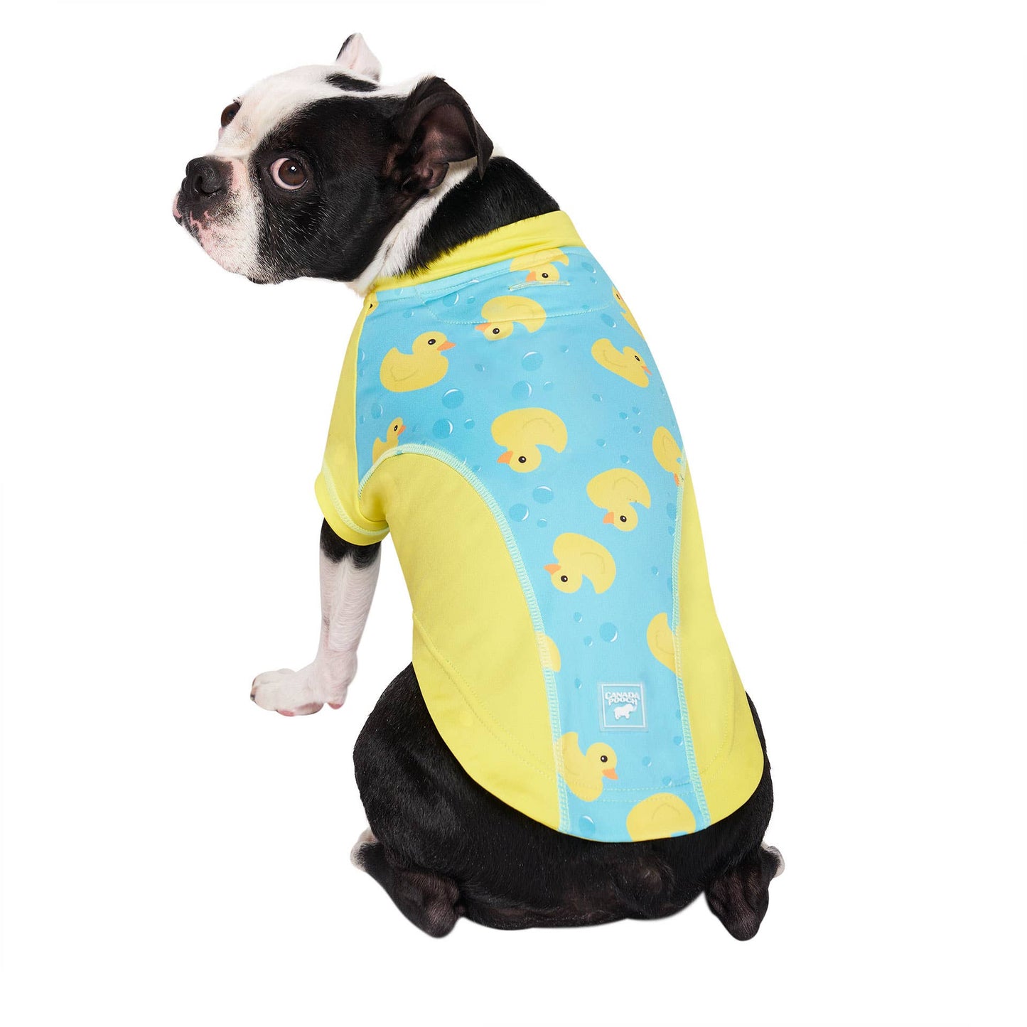 Sun Shield Dog T-Shirt - Rubber Ducks