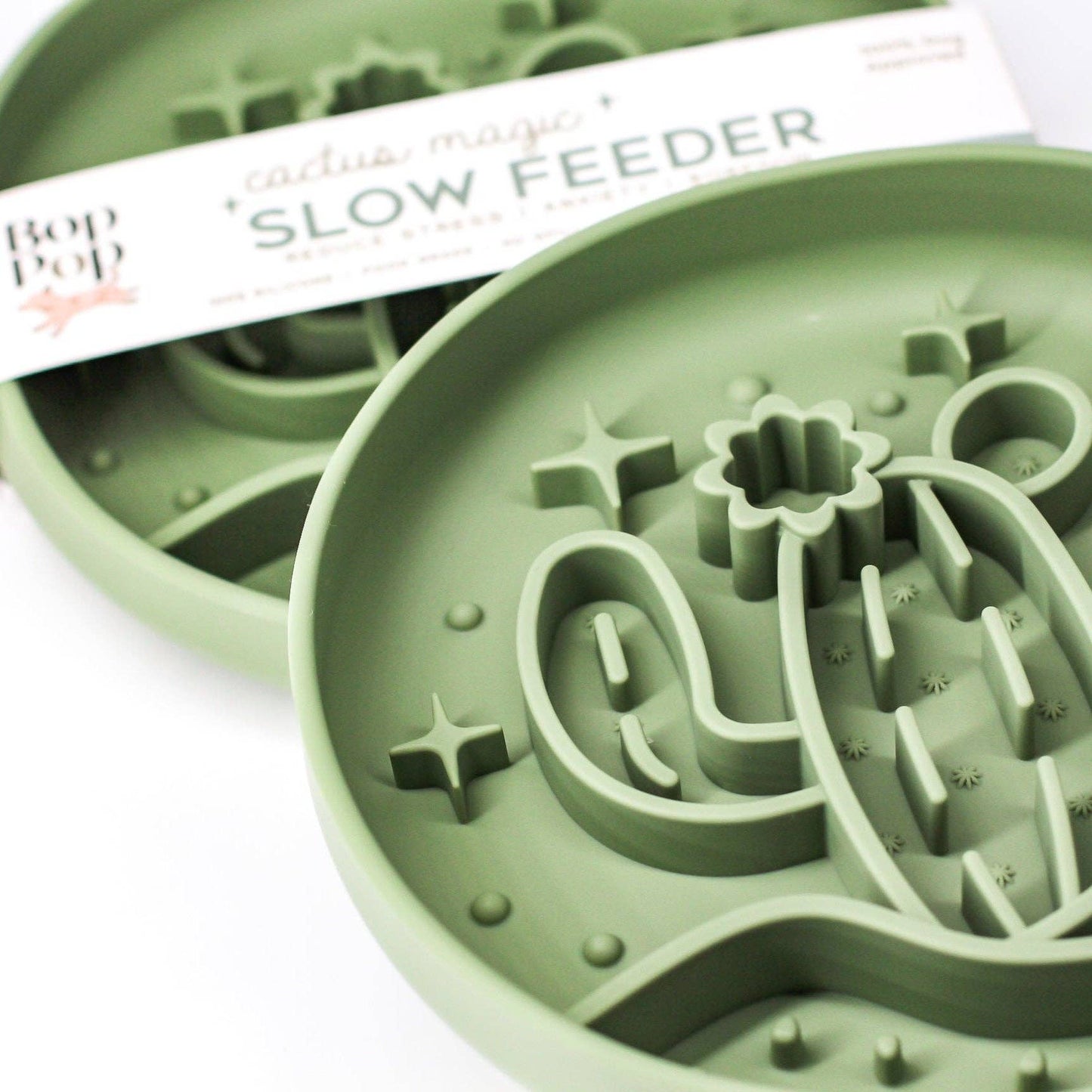 Slow Feeder + Activity Bowl Cactus Magic - Assorted Colors
