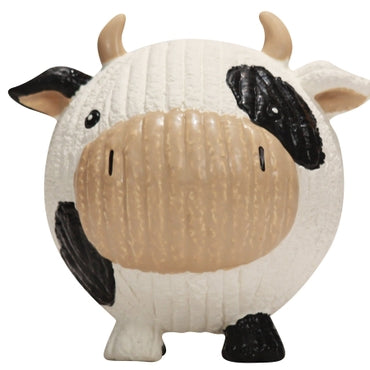 Dottie Cow Ruff-Tex® Ball Dog Toy