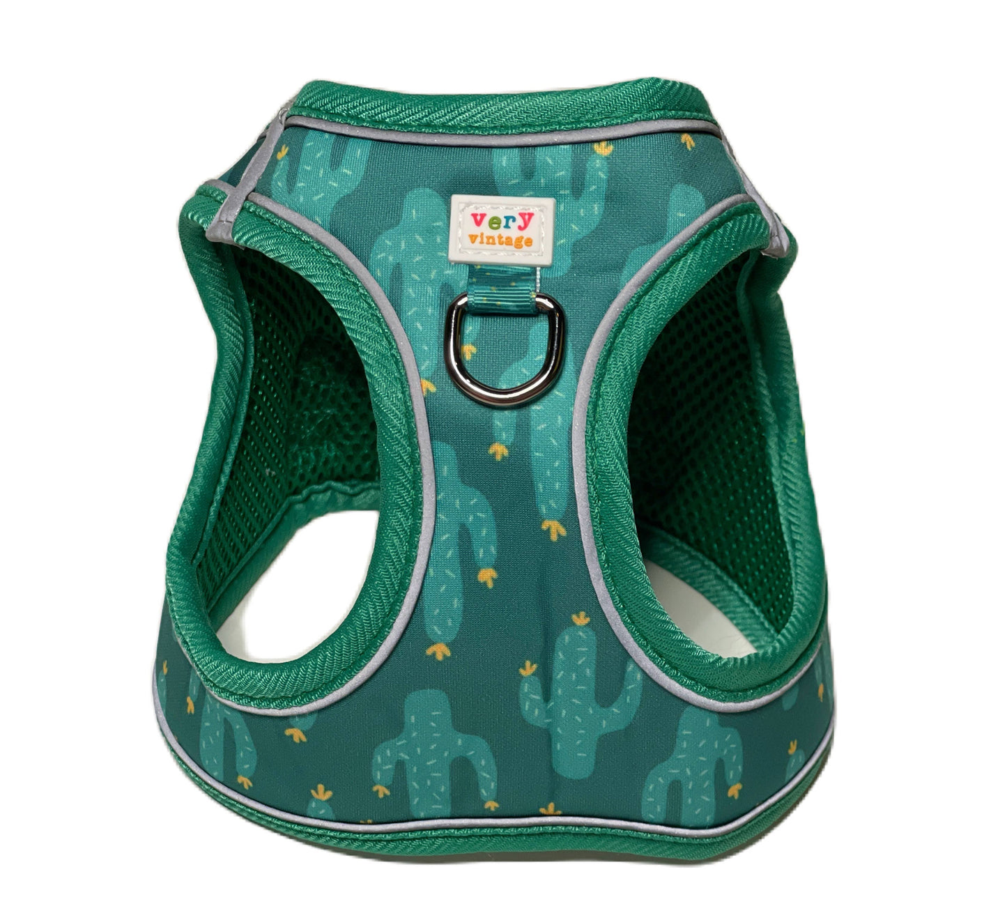 Cactus Green Southwestern Dog Harness Vest