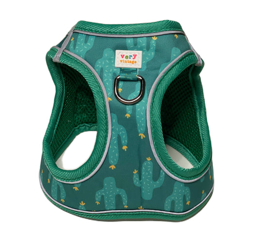 Cactus Green Southwestern Dog Harness Vest