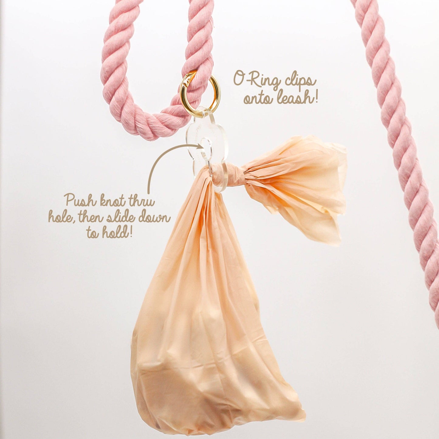 Poop Loop + Bag Dispenser Set - Cloudberry Pink