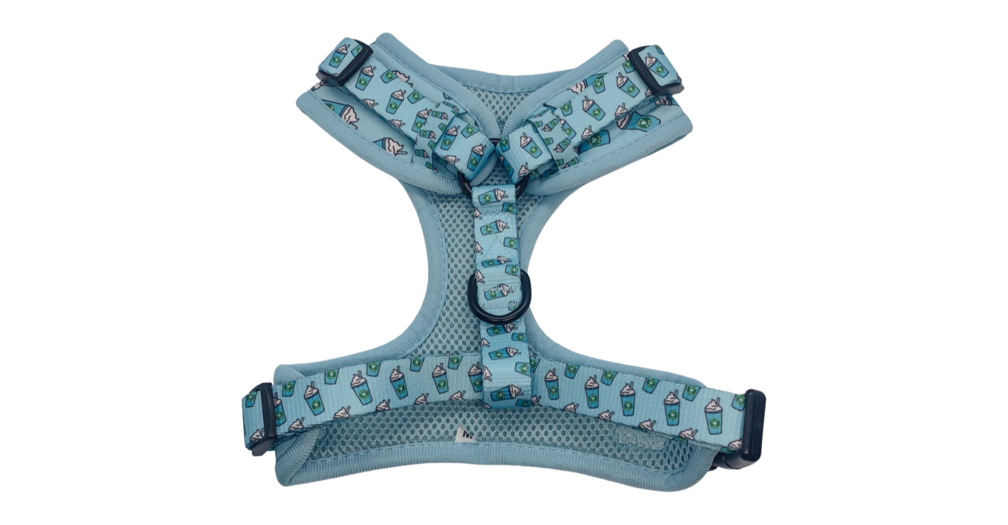 Arnés ajustable para perros Blue Pupshake