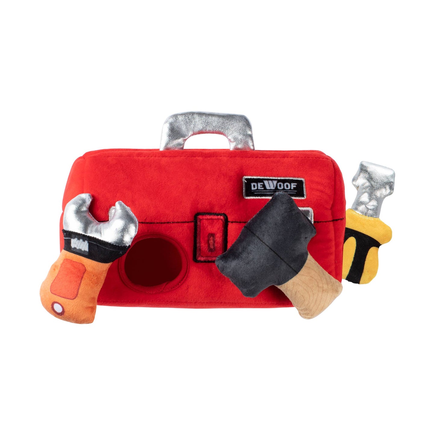 My Tools My Rules Hide & Seek Plush Dog Toy