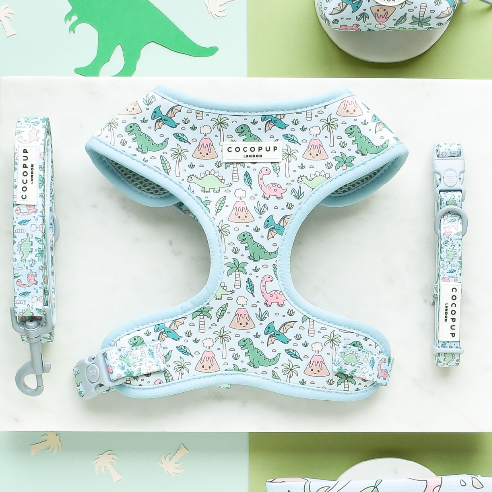Dinopaws Adjustable Neck Dog Harness