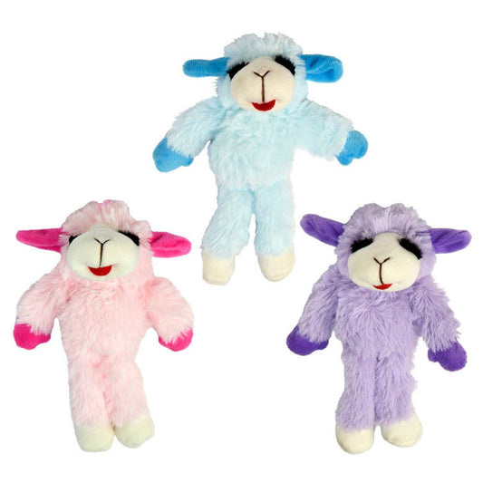 Floppy Lamb Chop Plush Dog Toy - Assorted Colors/Sizes