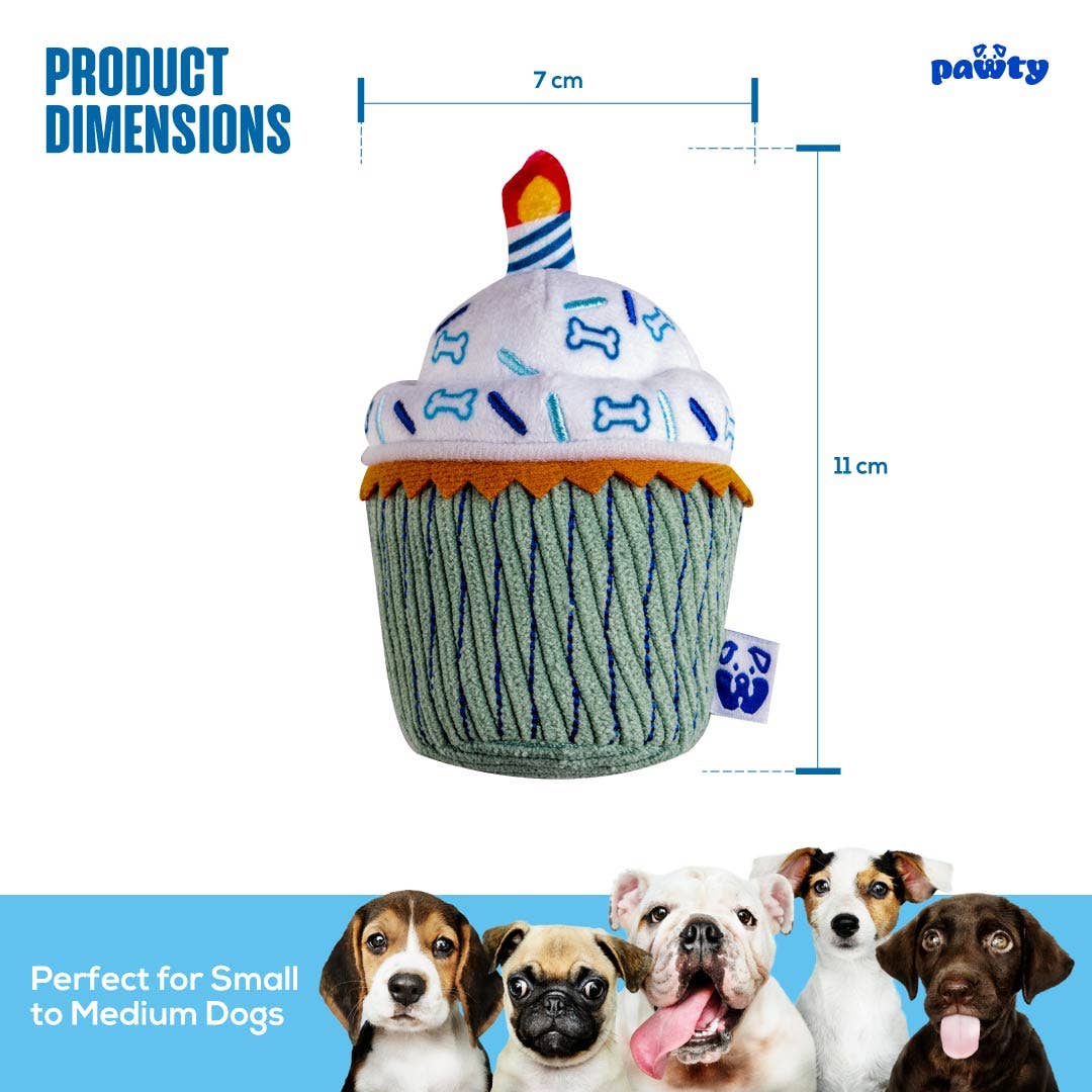 Cupcake Dog Toy