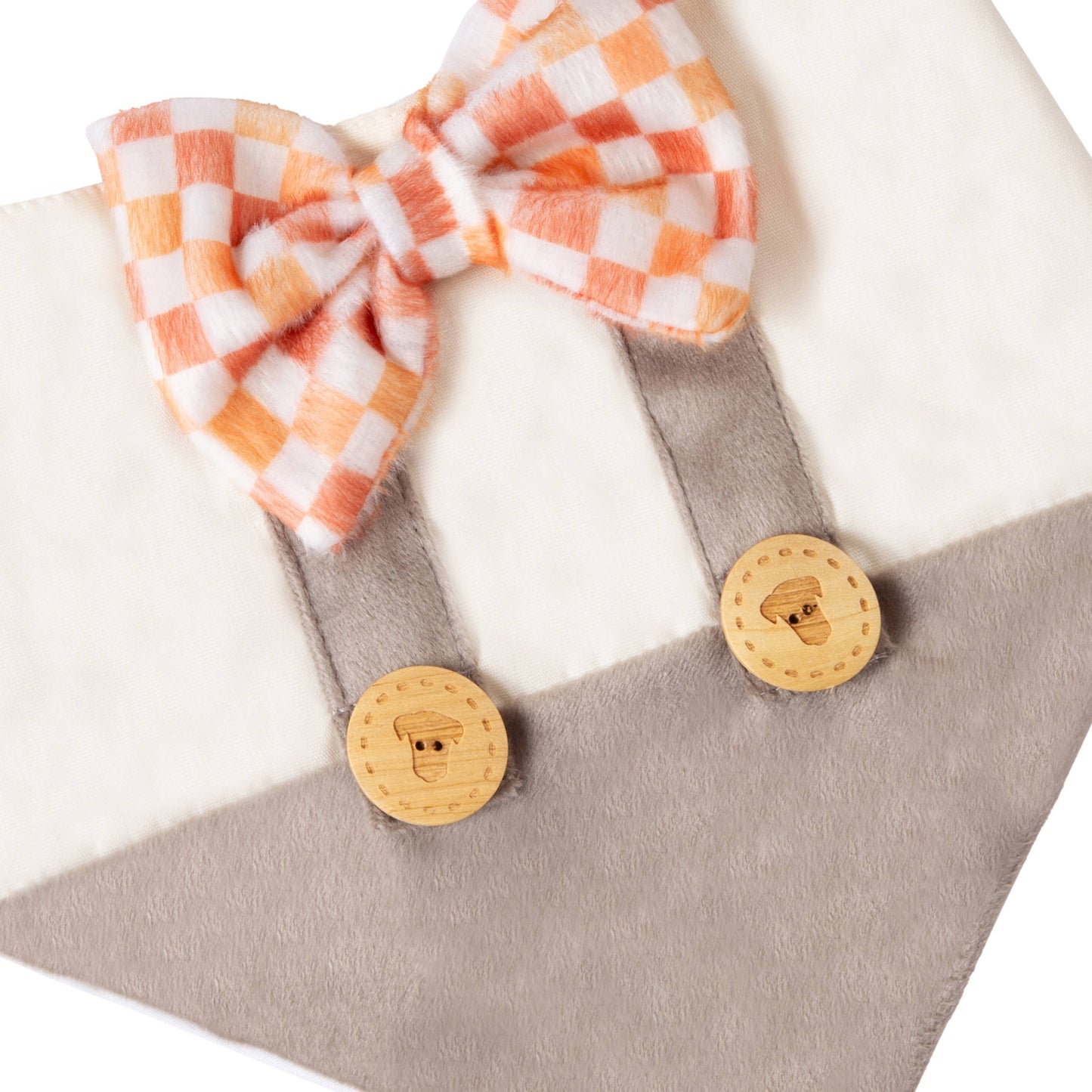 Dog Bandana Suspender Checkered
