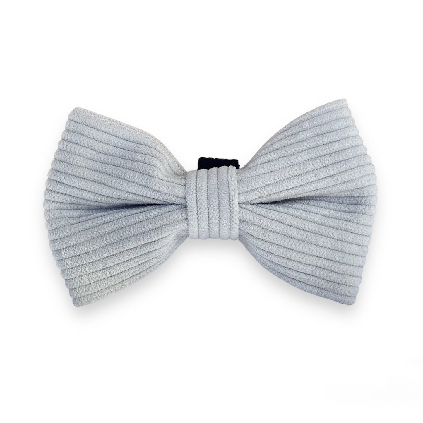 Corduroy Dog Bow Tie - Ash