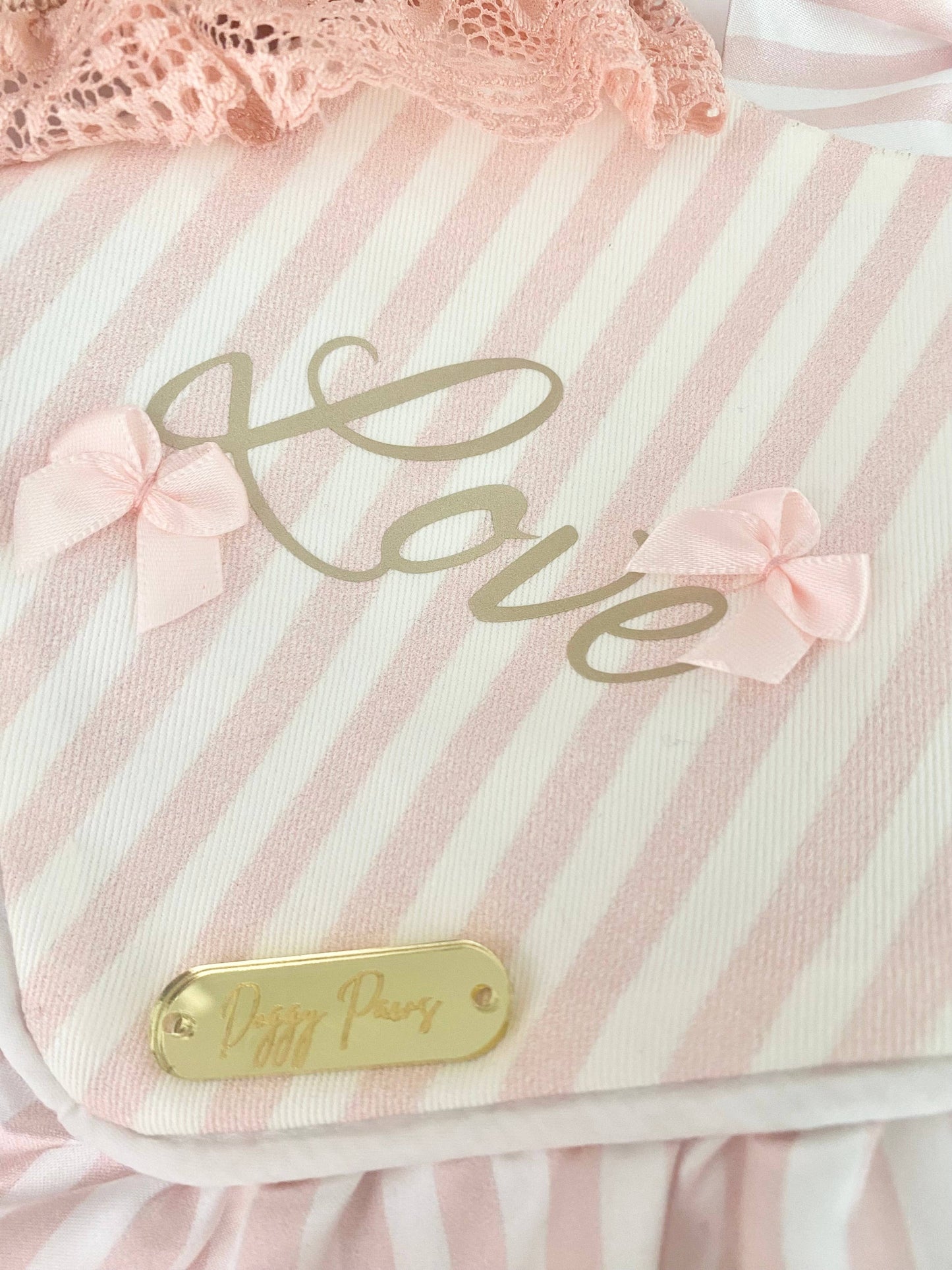 Ballerina with Ruffle - Valentine’s Dog Bandana