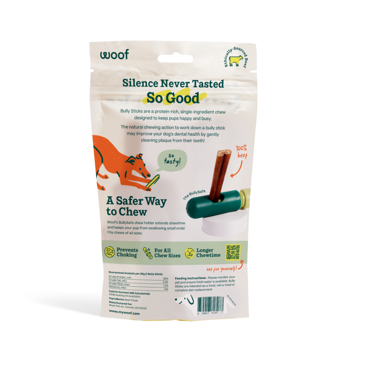 BullySafe Chews - BullySticks Beef