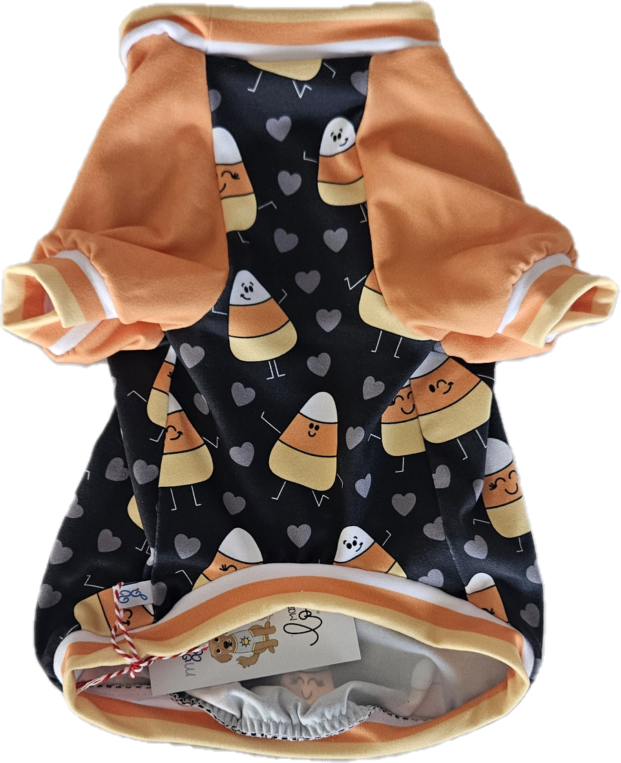 Candy Corn & Hearts Dog Tee