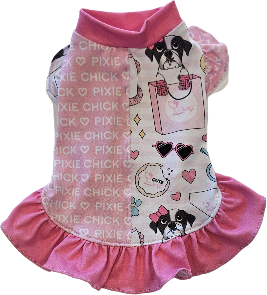 Pixie Chicks Shimmy Cooling Dog Dress