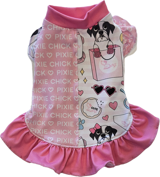 Pixie Chicks Shimmy Cooling Dog Dress
