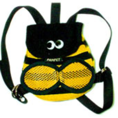 Arnés tipo mochila con forma de abeja