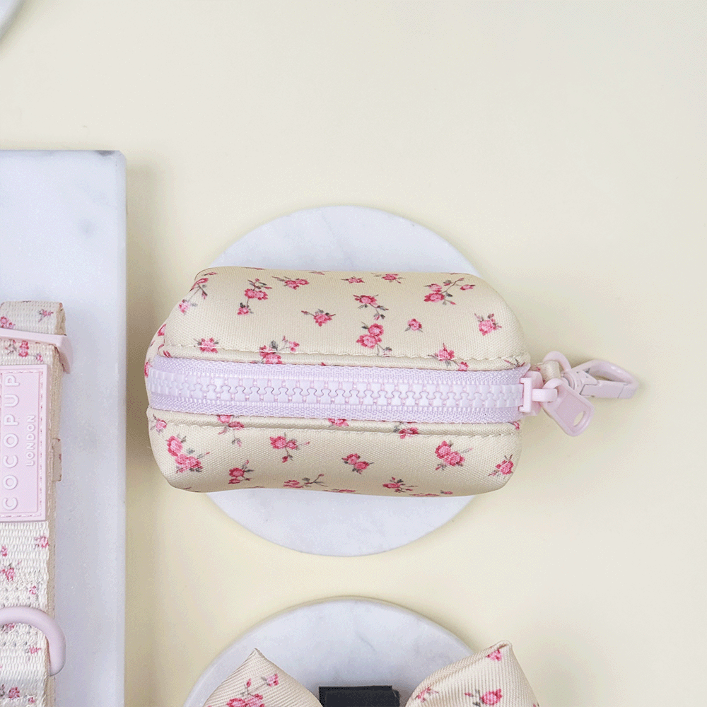 English Rose Poop Bag Holder