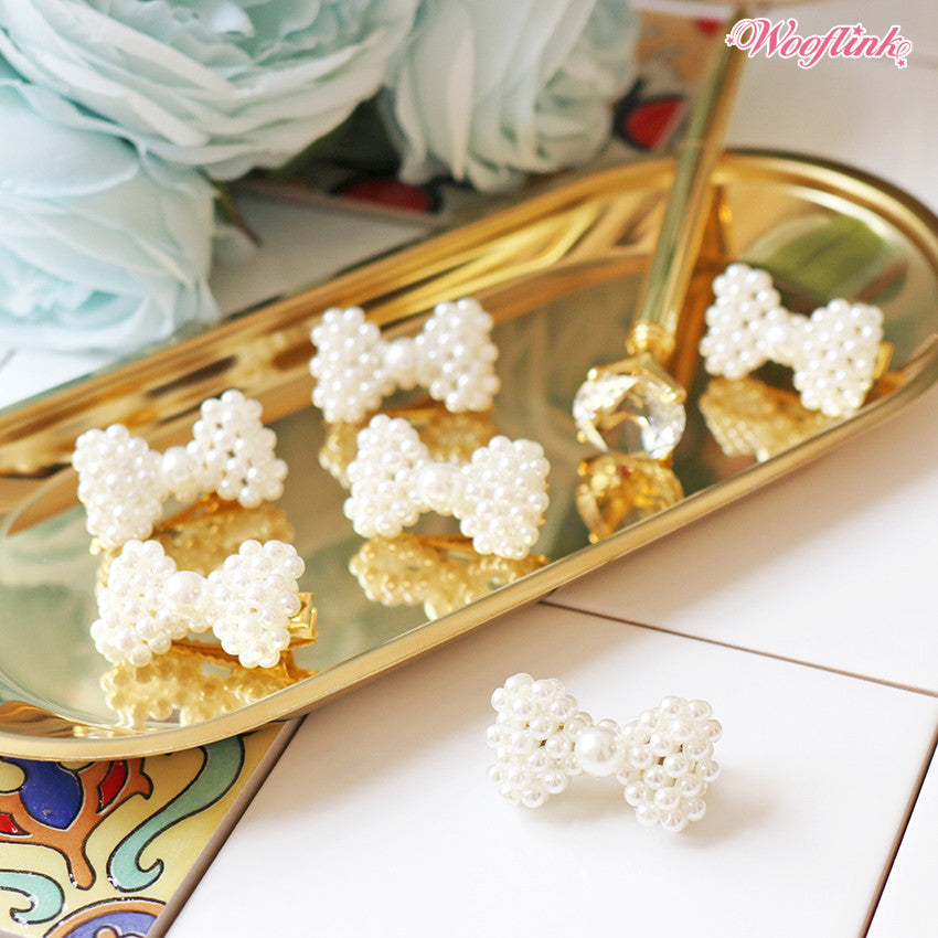 Pearl Dog Hairbow