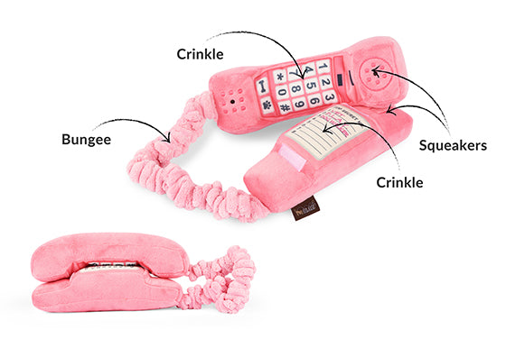 Teléfono con cable clásico de los años 80