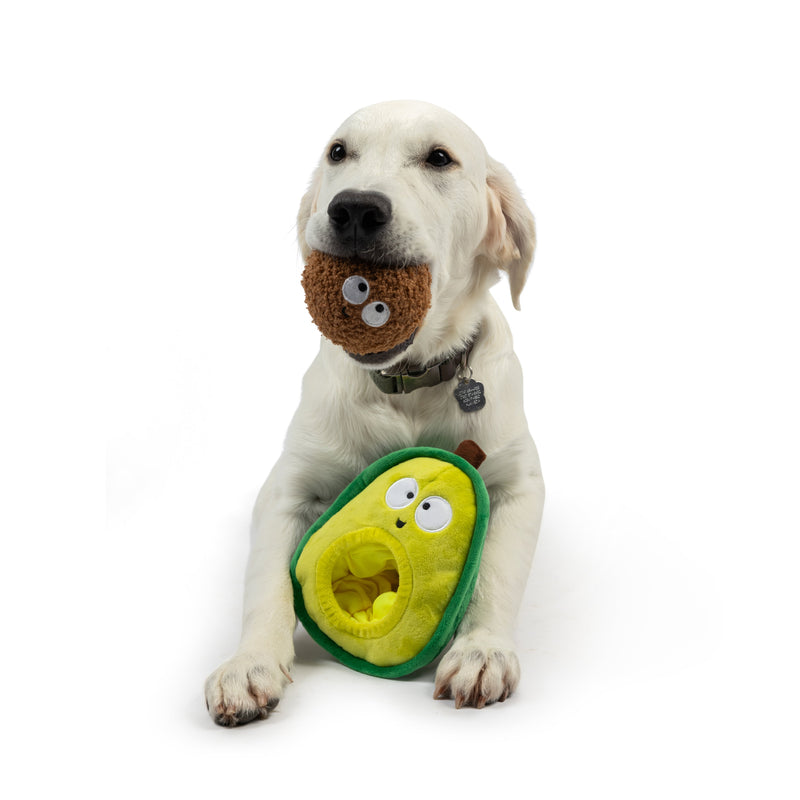 Pop 'N Fetch Avocado Plush Dog Toy