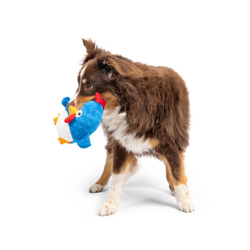 Pudgies Chicken Gordon Bleu Plush Dog Toy