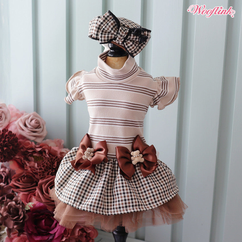 Fall In Love Dog Dress - Chocolate Milkshake Fall In Love Dog Dress - Chocolate Milkshake