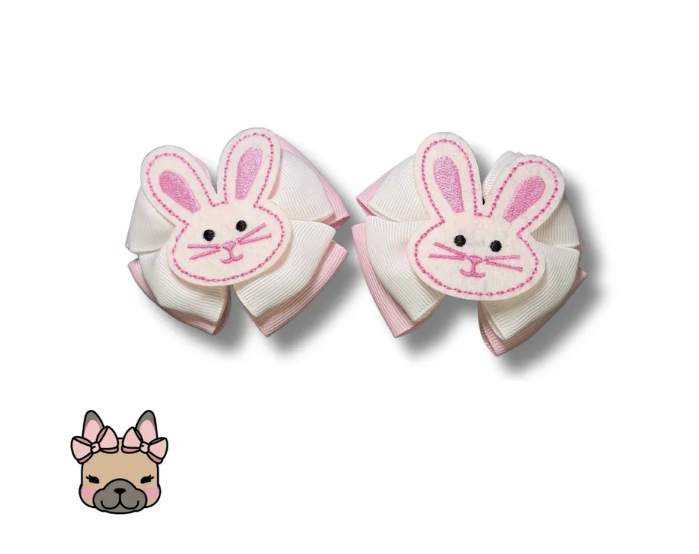 Cute Bunny Double Bows