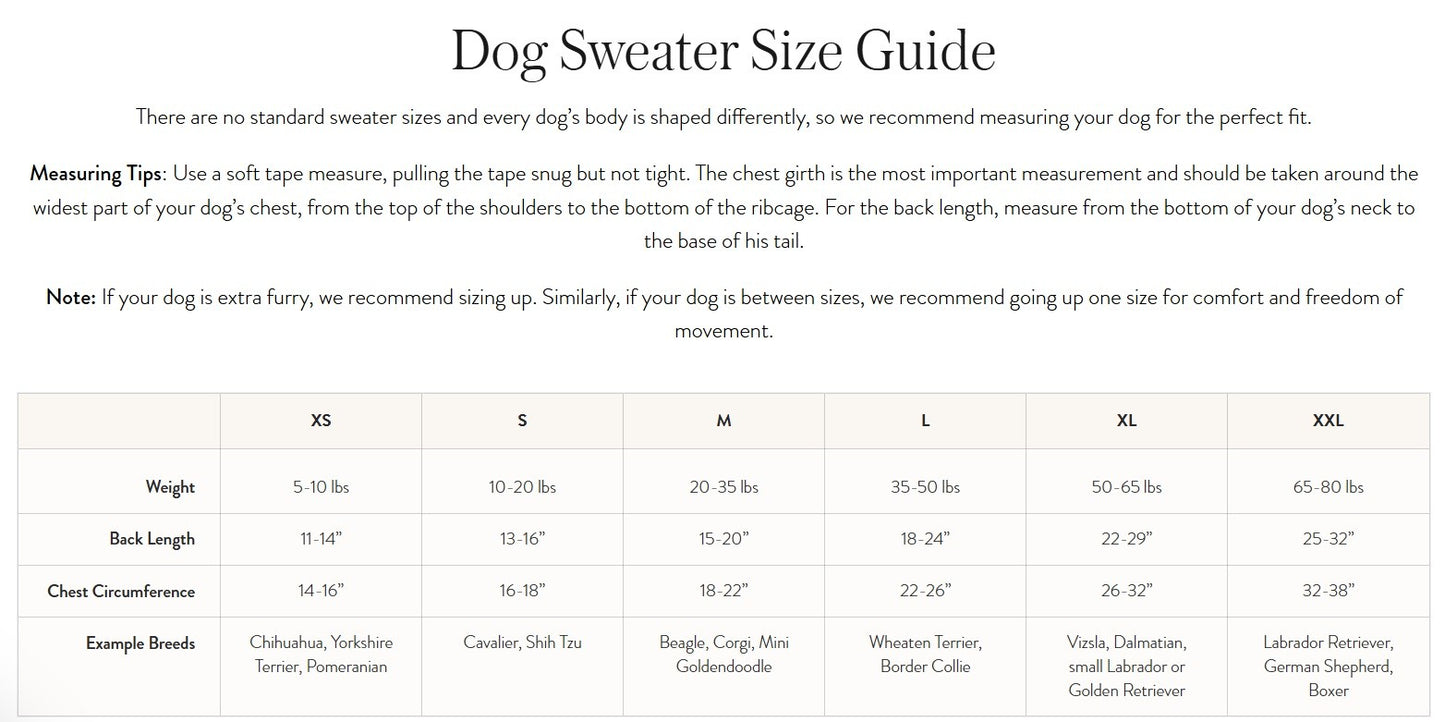 Purple Posies Dog Sweater