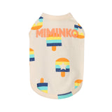 Camiseta sin mangas con estampado de perro Popsicle Overload