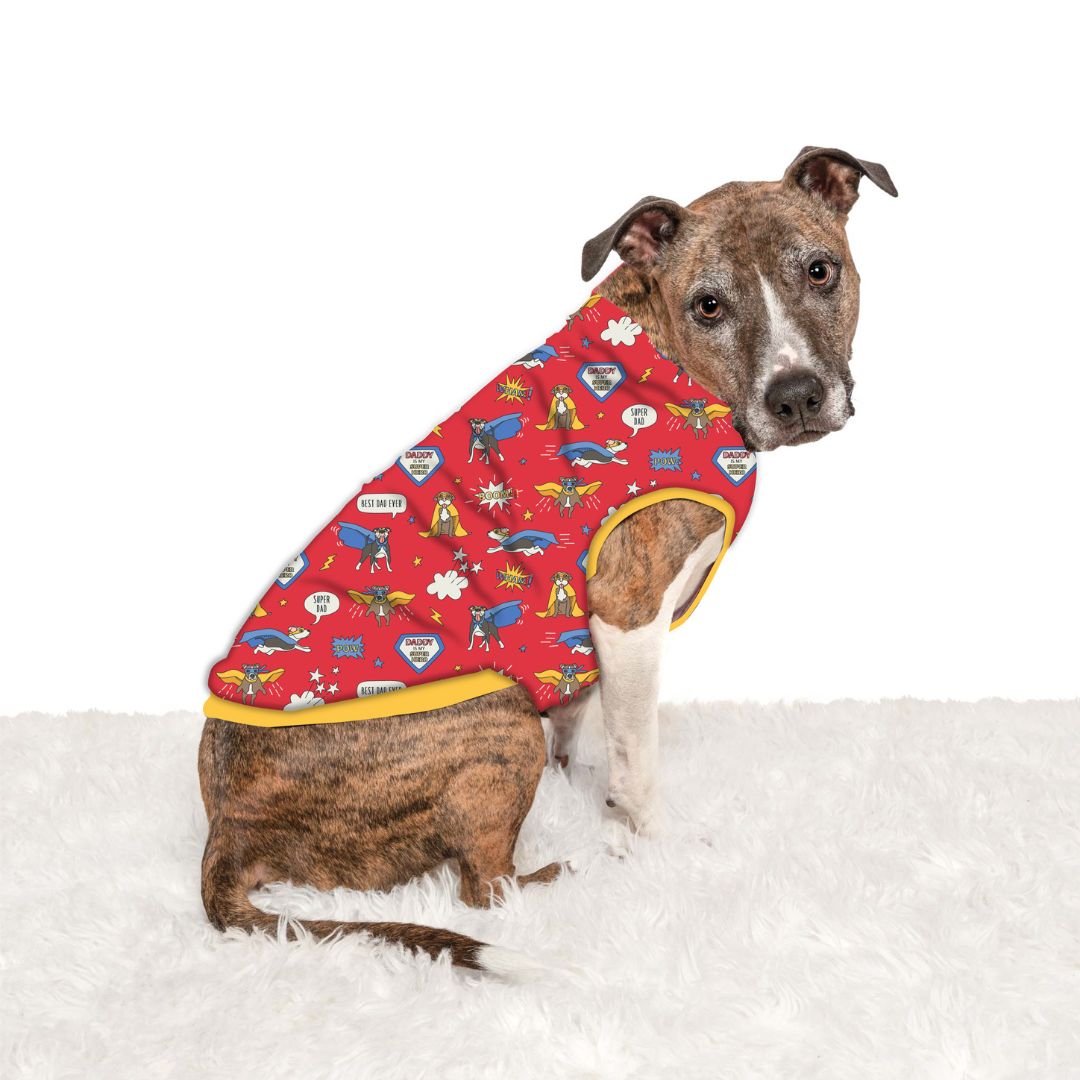 Dad's Paw-tner in Crime Dog Muscle Tee