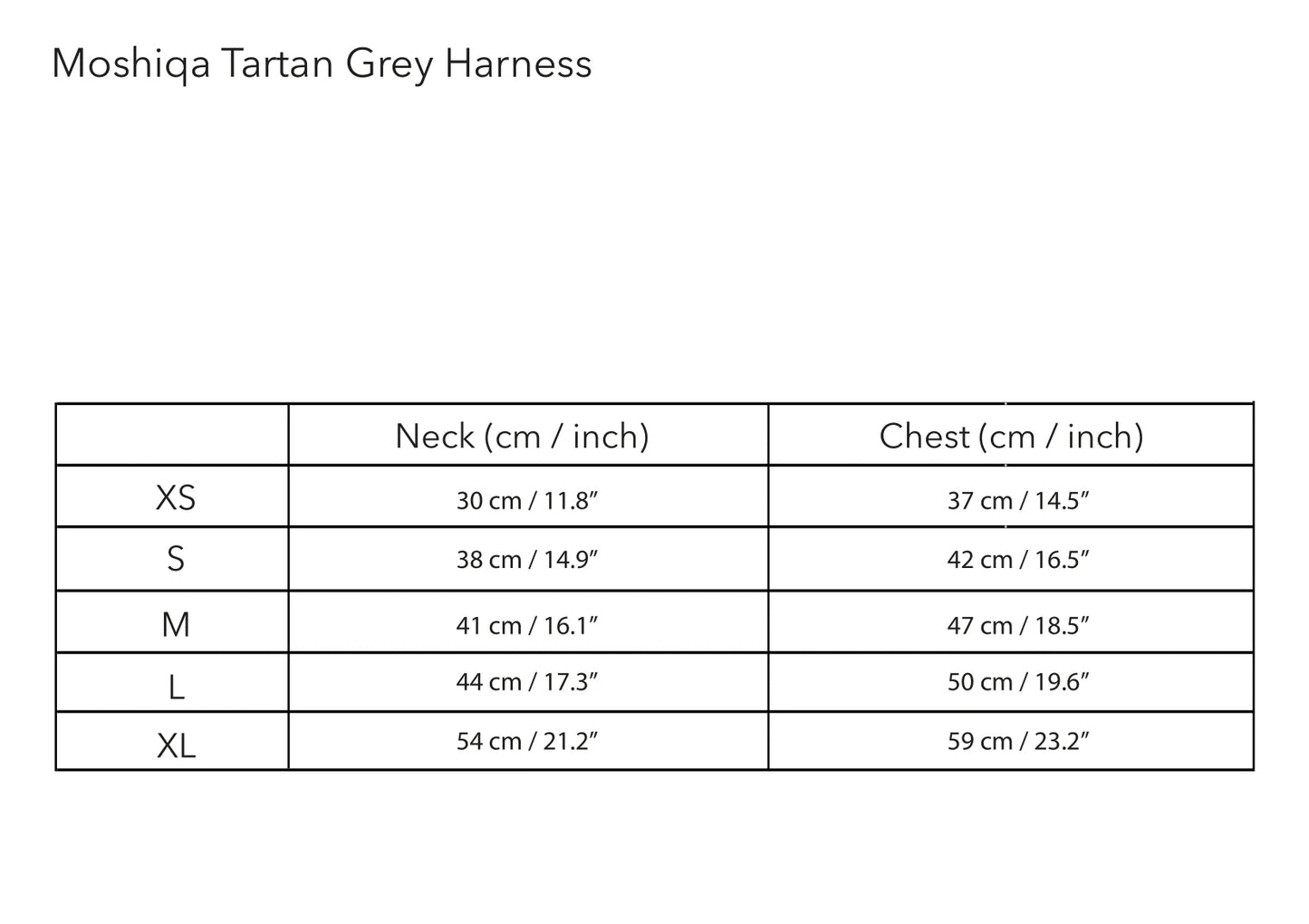 Tartan Harness Grey by Moshiqa