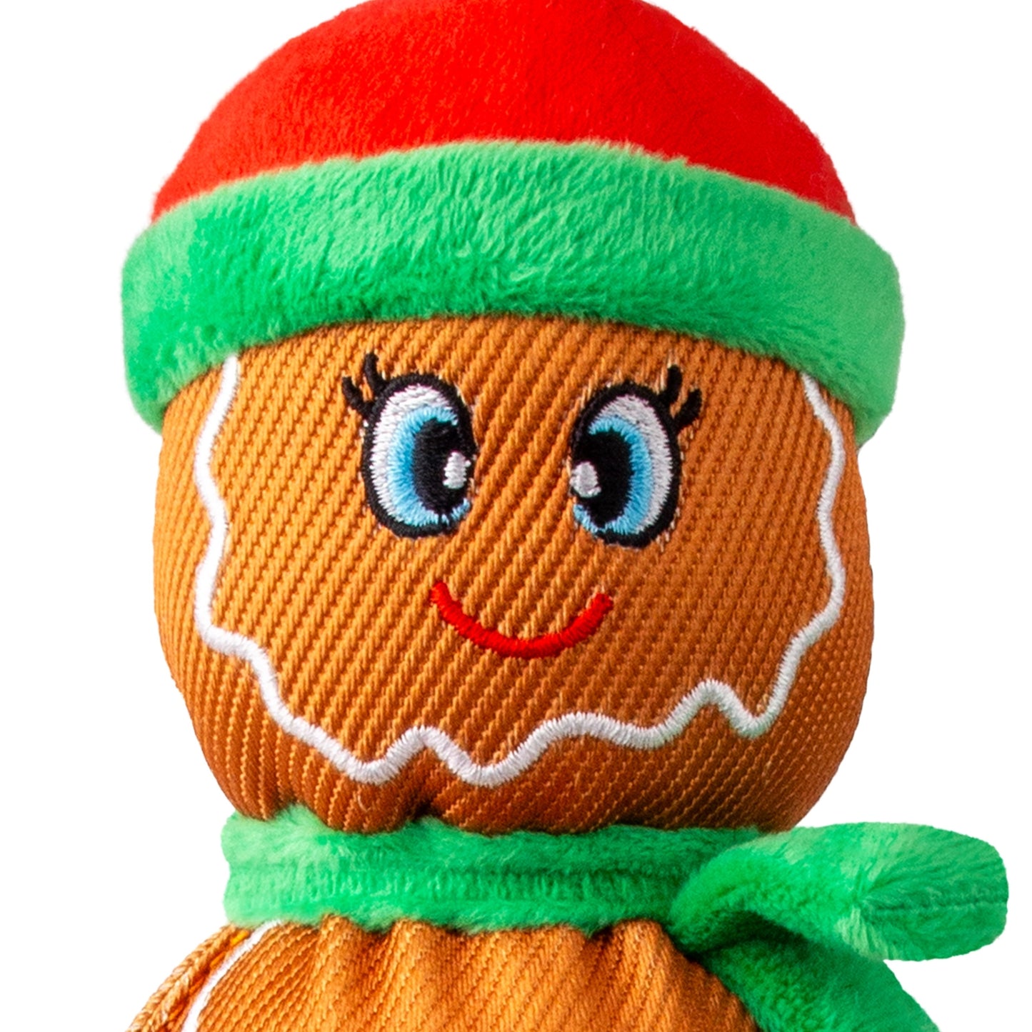 Kong Holiday Wubba™ Gingerbread Man Dog Toy