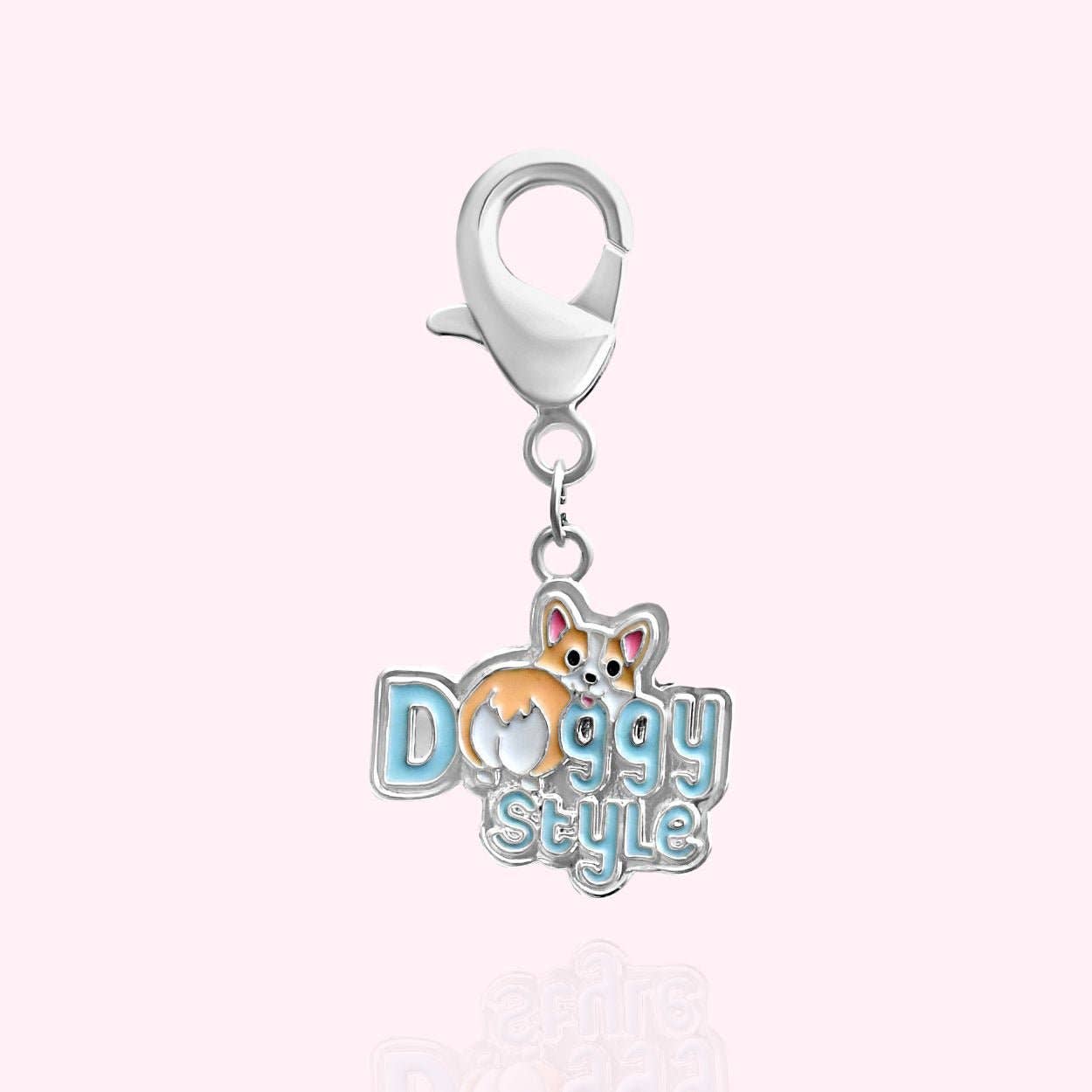 Dije para collar de perro "Doggy Style": dorado