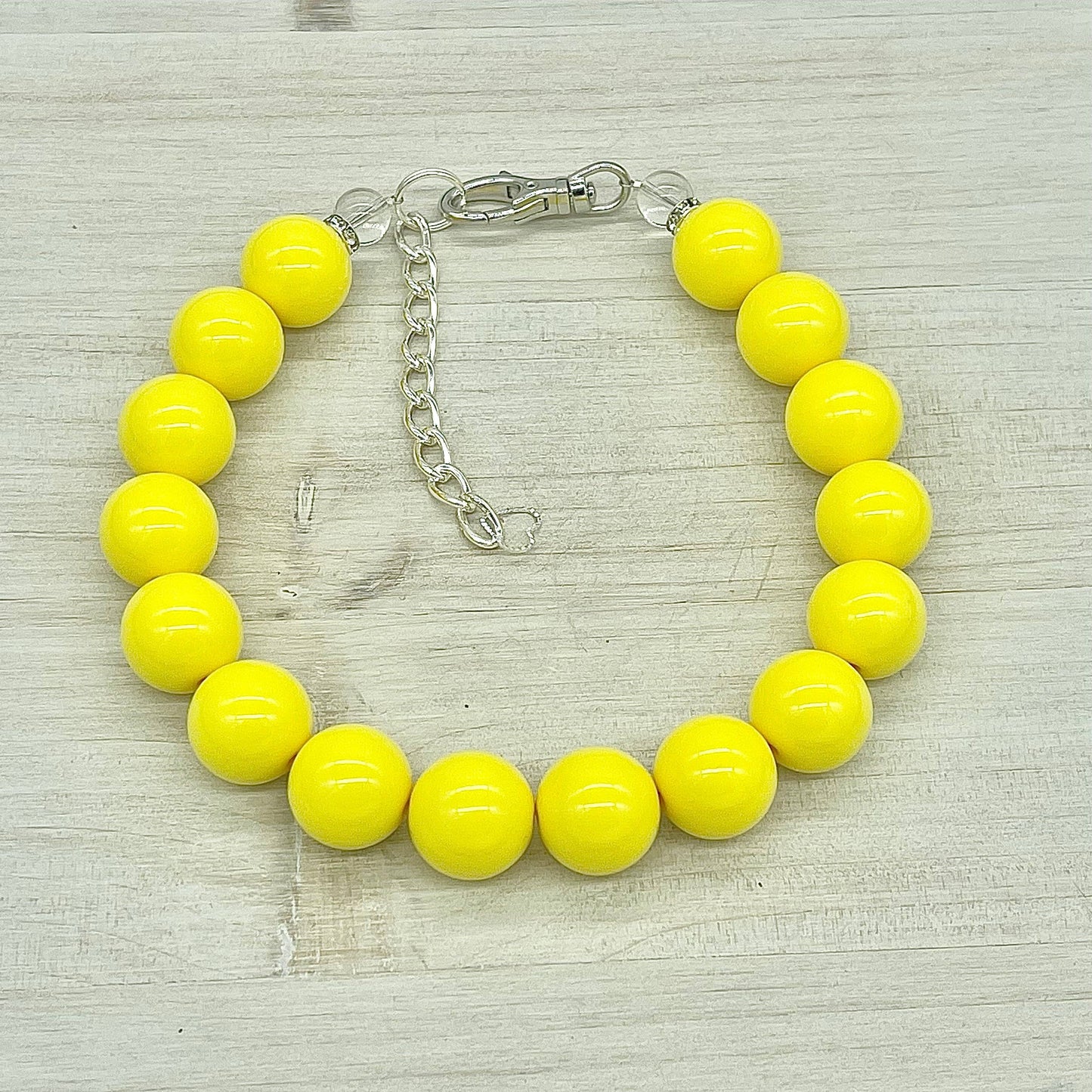 Sunshine Yellow Dog Necklace