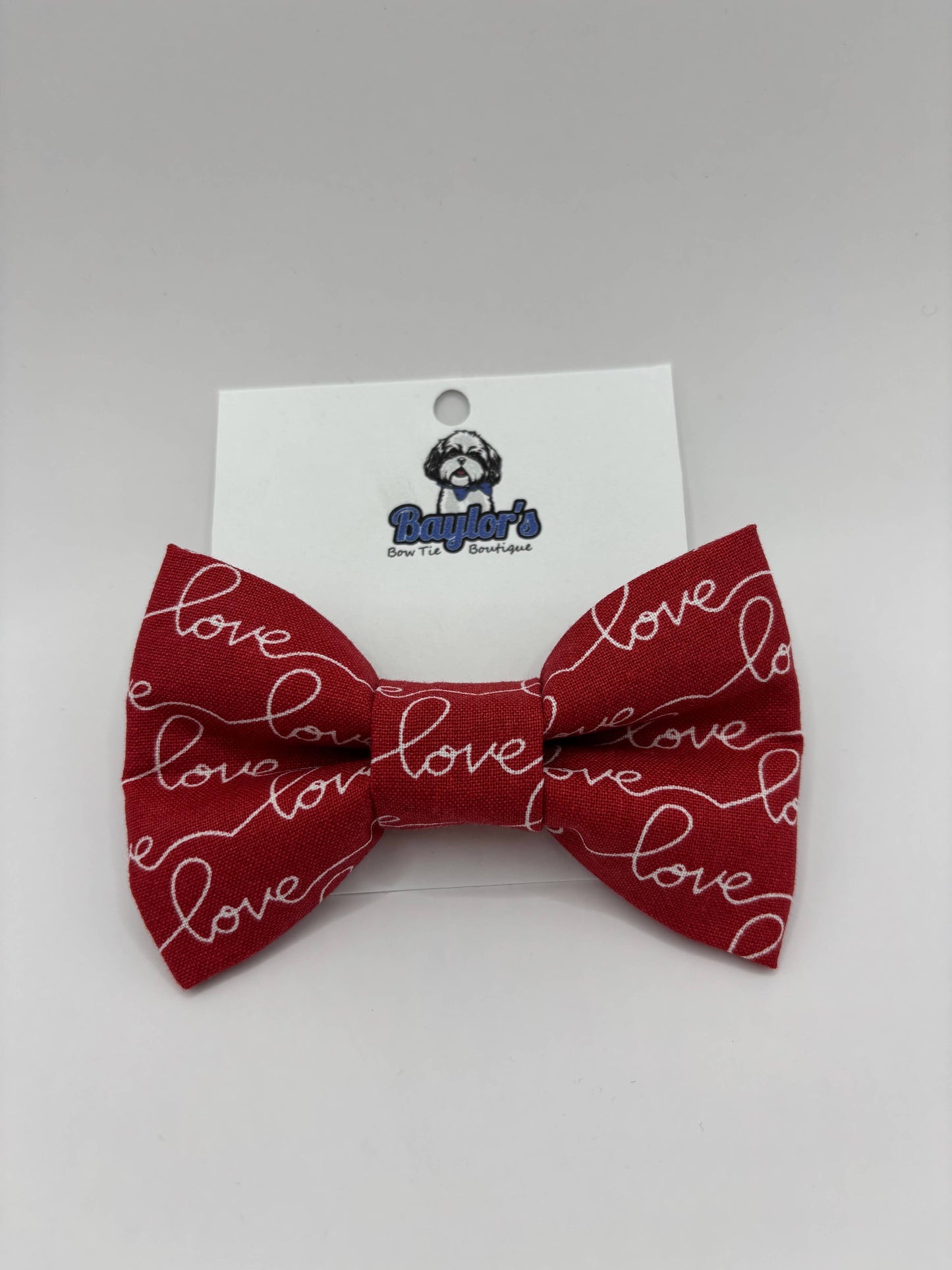 Love Dog Bow Tie