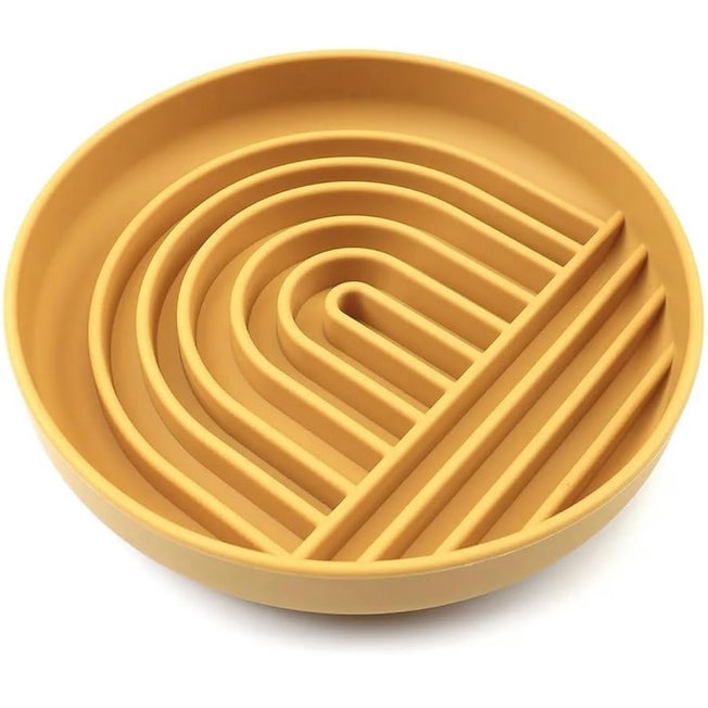Rainbow Silicone Slow Feeder Lick Mat with Suction - Assorted Colors