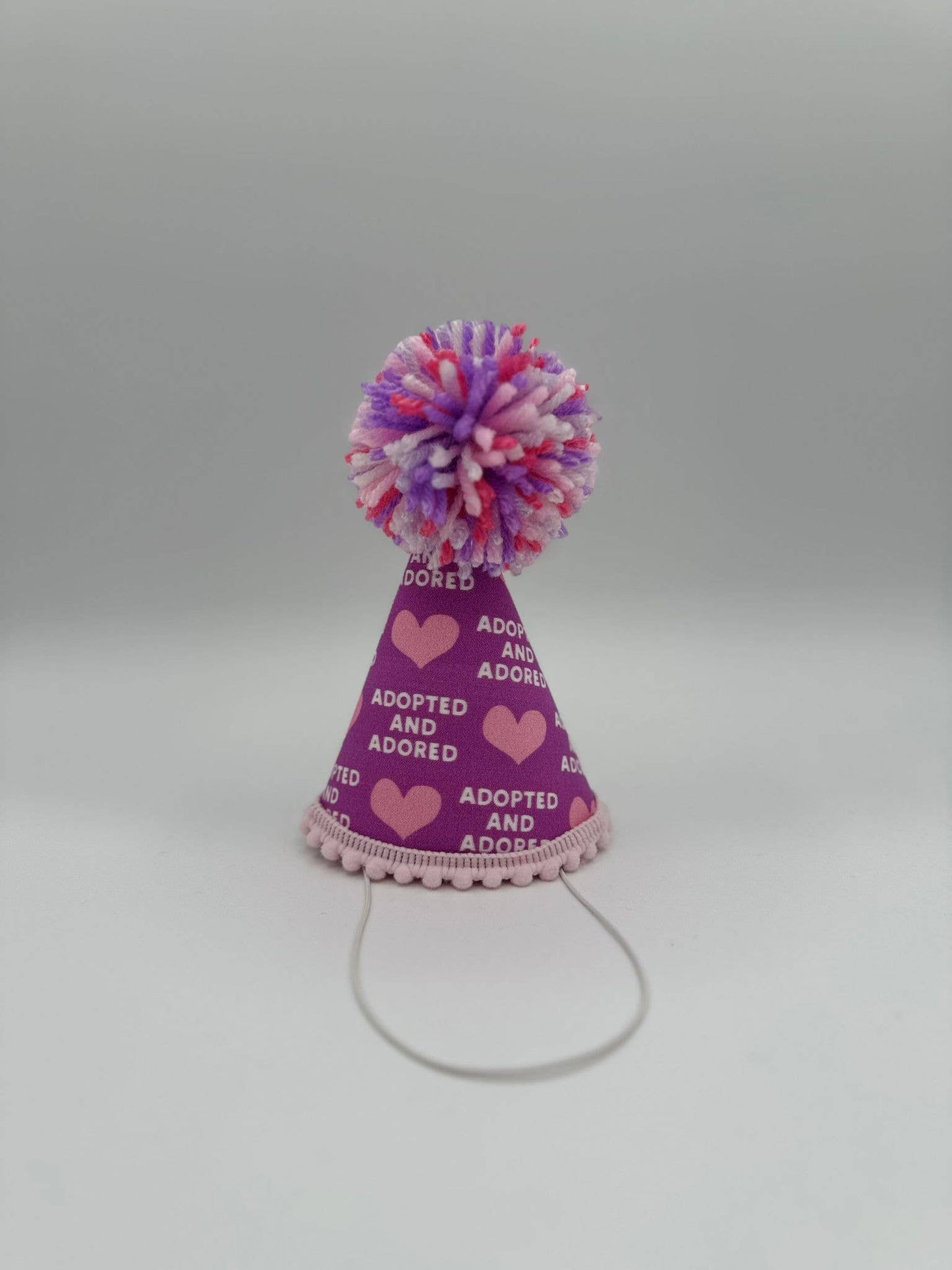 Adopted Purple Party Hat