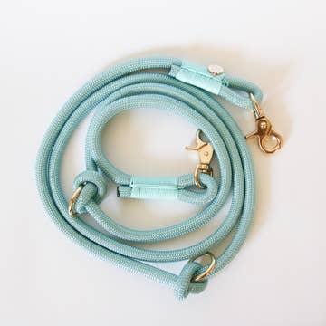 Hands Free Braided Rope Dog Leash - Assorted Colors