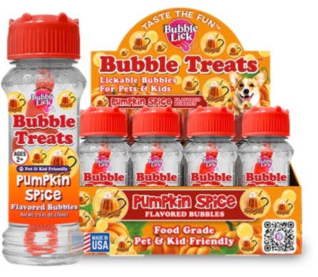 Burbujas de especias de calabaza BubbleLick