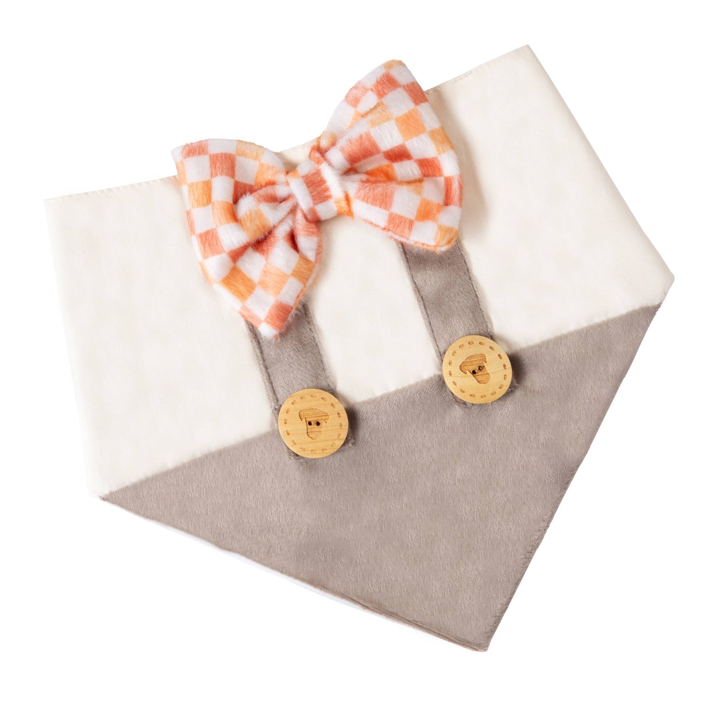 Dog Bandana Suspender Checkered