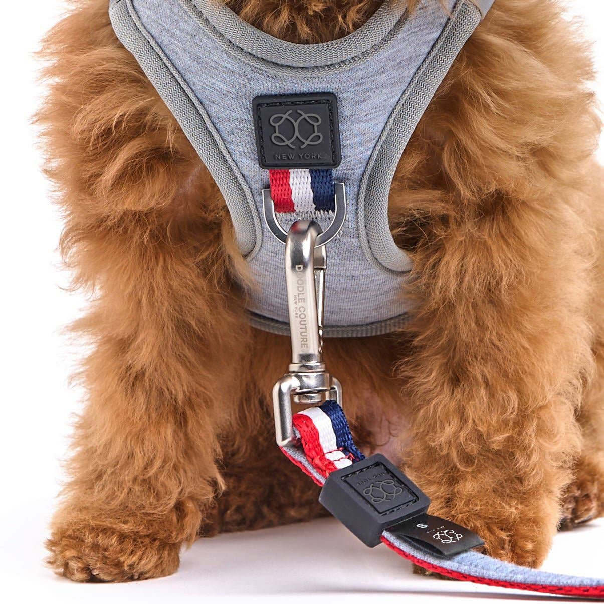 Luxe No-Pull Step-In Dog Harness - Champion Gray