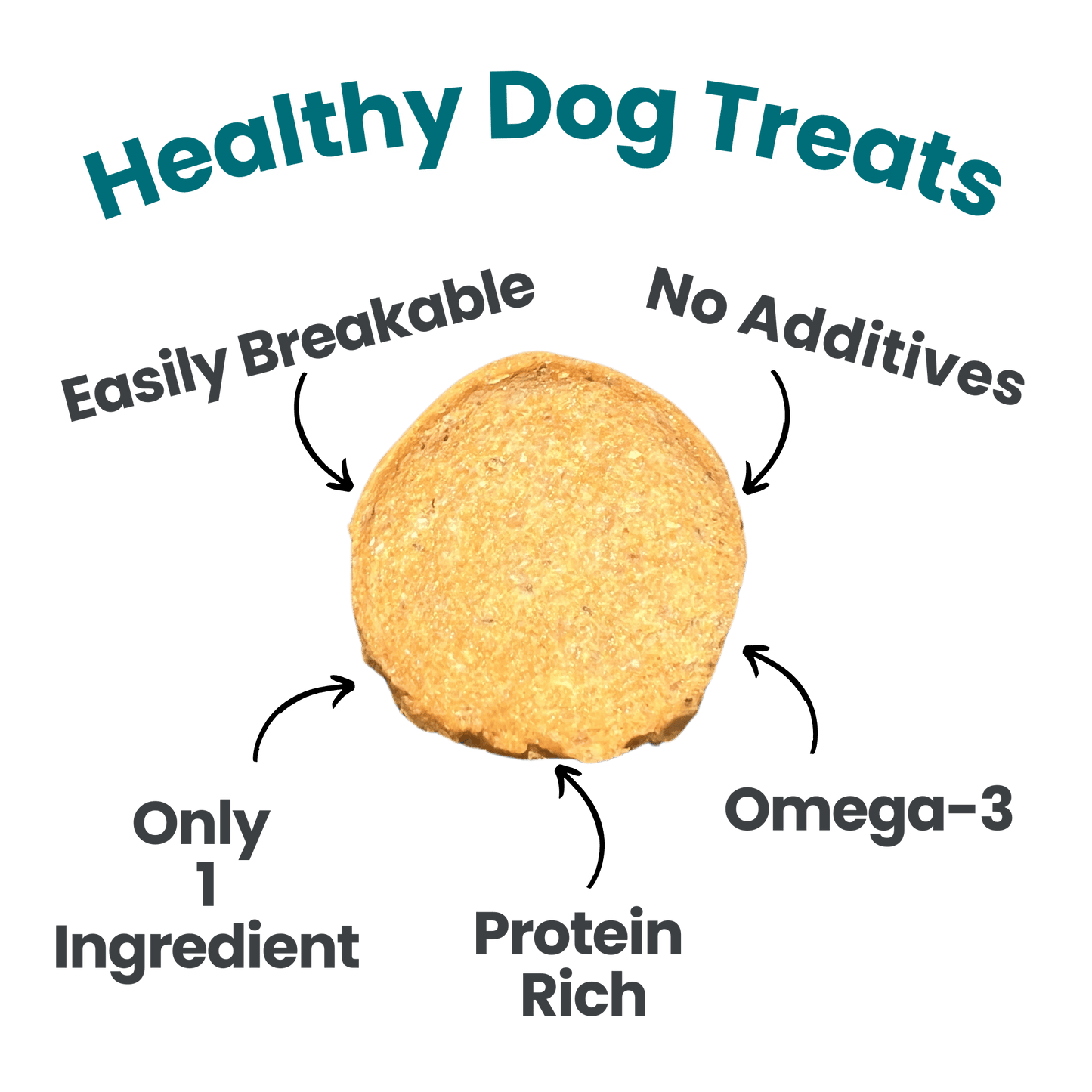 Fish Chips Dog Treats: Standard 4oz