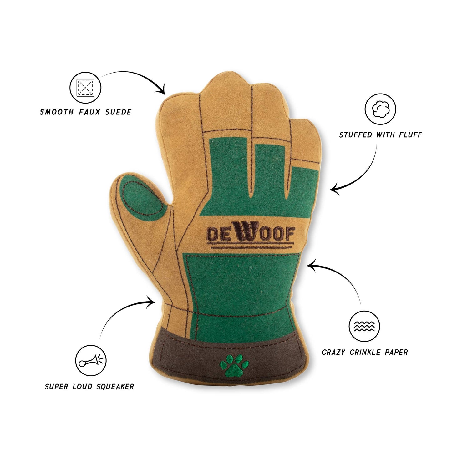 Need a Hand Plush Dog Toy