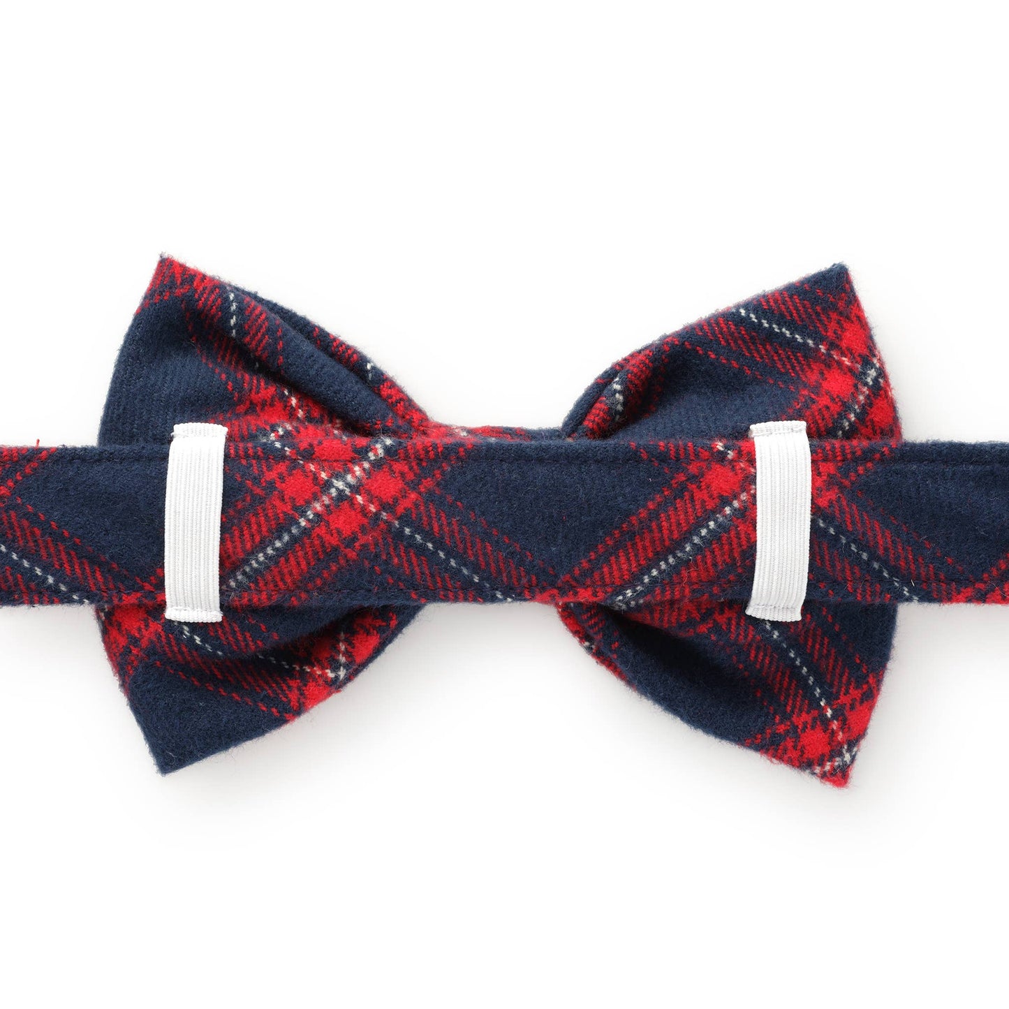 Kingston Plaid Flannel Holiday Dog Bow Tie
