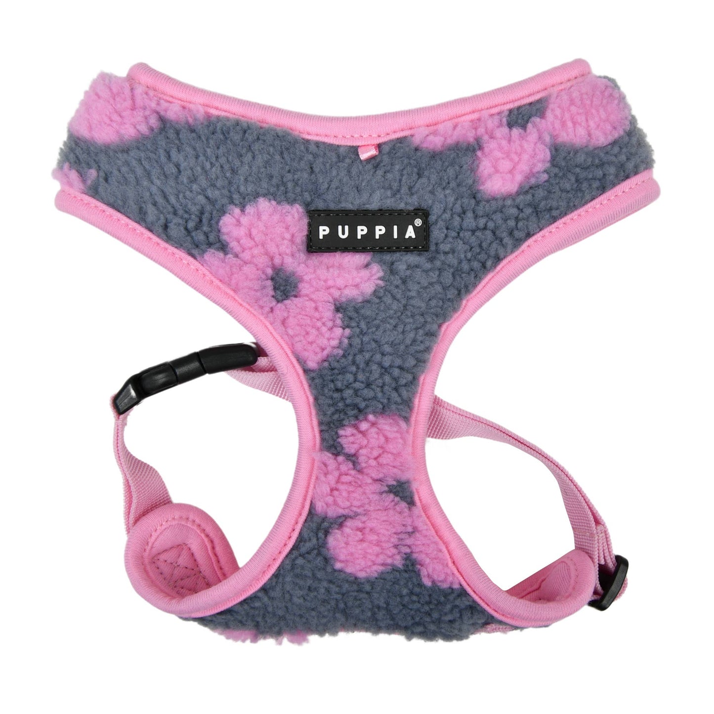 Ren Dog Harness Over the Head Adjustable Floral