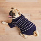 TFD x Draper James Mariner Stripe Dog Sweater
